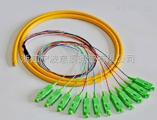 12芯束状尾纤SC APC 电信级别单模 1.5米 可定做接头