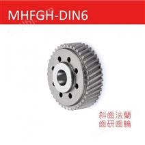 MHFGH-DIN6 斜齿法兰齿研齿轮