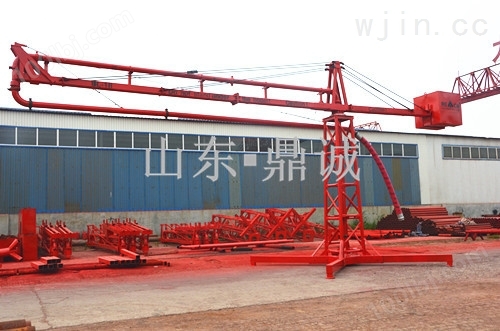 四川雅安工地施工12米塔吊布料机 手动移动布料机 建筑混凝土机械