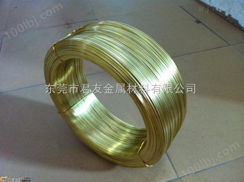 0.5MM 0.6MM精密黄铜丝H62高精黄铜线非标可定制